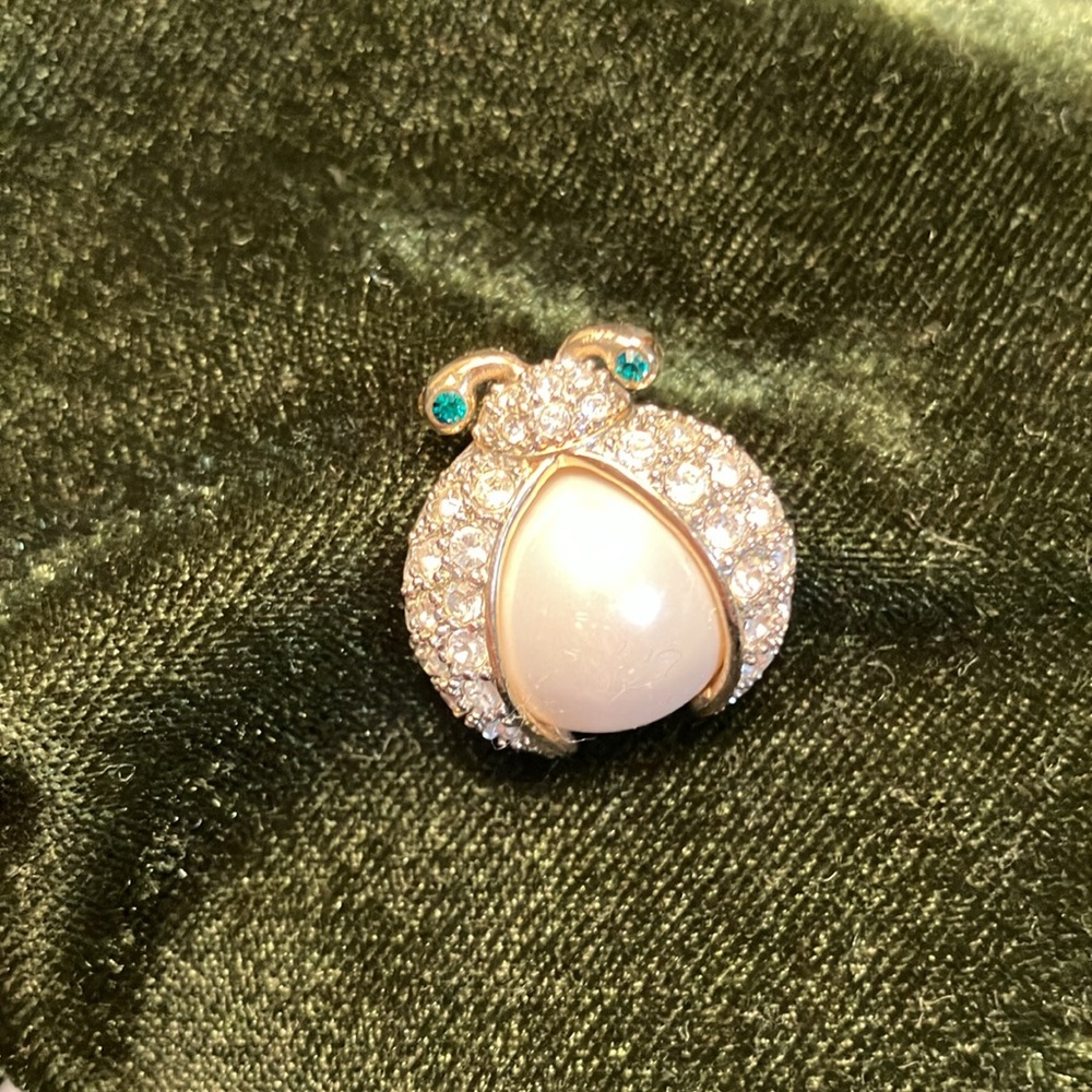 Ladybug Pin with Glitz